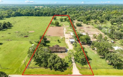 5.78 Fully Fenced Acres, 3/3 Brick Home w/3-Car Garage, 4 Stalls, Lighted Arena, Workshop, Oversized Carport