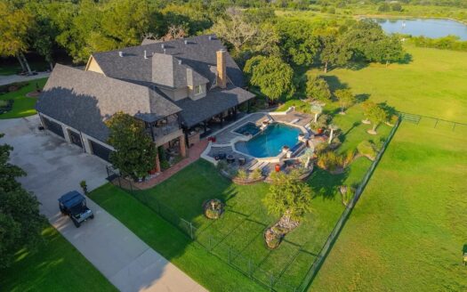 17.44 Acres, 4/4.5 Home w/Pool, 5-Car Garage, 4-Stall Barn, Hay Barn, Free Range Peacocks, Cross Fenced Pastures