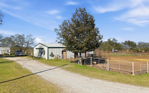 18.93 Acres, 5/2 Farmhouse, Livestock Barn w/6 Stalls, 6 Runouts, Water & Electric, Riding Arena, Pasture, Small Tank, Fenced/Cross Fenced