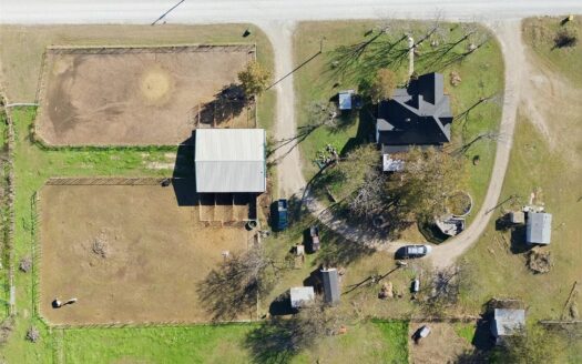 18.93 Acres, 5/2 Farmhouse, Livestock Barn w/6 Stalls, 6 Runouts, Water & Electric, Riding Arena, Pasture, Small Tank, Fenced/Cross Fenced