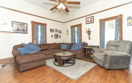 18.93 Acres, 5/2 Farmhouse, Livestock Barn w/6 Stalls, 6 Runouts, Water & Electric, Riding Arena, Pasture, Small Tank, Fenced/Cross Fenced